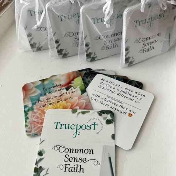 Stocking Stuffer Bundle, 10 sets of 10 mini scripture cards, scripture cards, stocking stuffers, common sense faith mini scripture cards