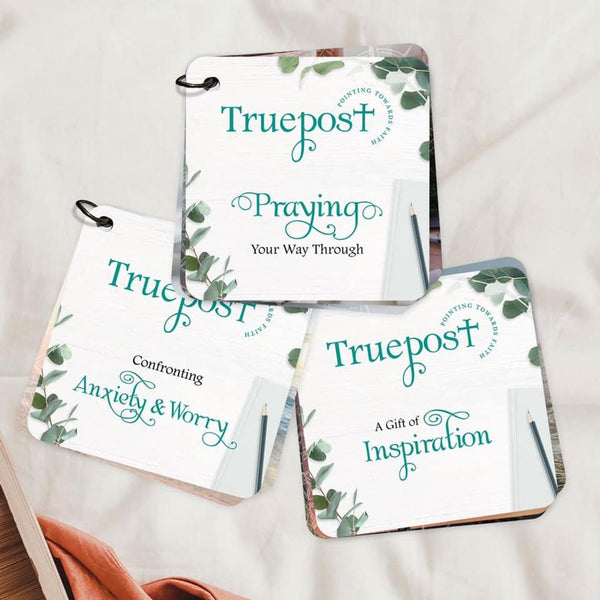 The 3 scripture devotional cards sets in this collections.