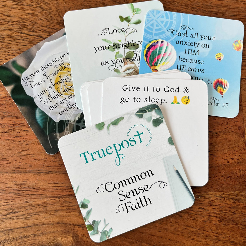 Mini Scripture Card Value Pack: 5 Sets of 10 Inspirational Cards, Comm –  Truepost Inc.