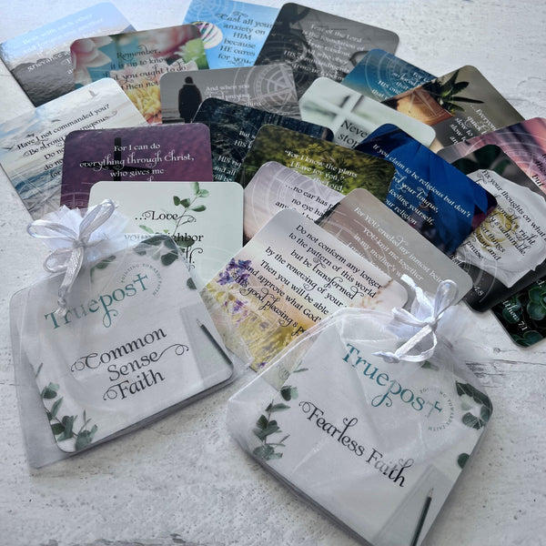 Stocking Stuffer Bundle, 10 sets of 10 mini scripture cards, scripture cards, stocking stuffers