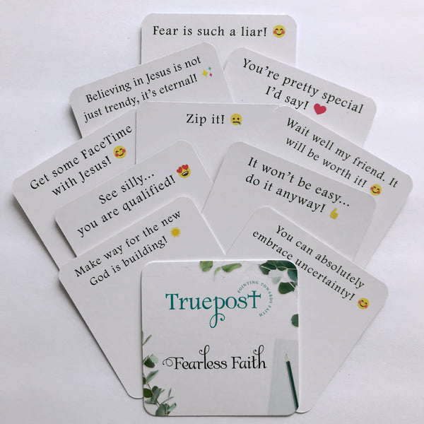 Collage of motivational messages & emoji's included in set. Mini scripture cards. Mini inspirational quote cards. Gifts with Bible verses on them.