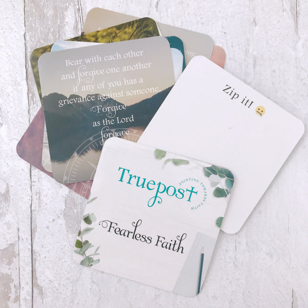 Mini scripture cards and zip it